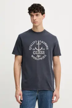 Guess tricou barbati, din bumbac imagine