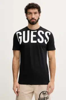 Guess Tricou barbati din bumbac imagine