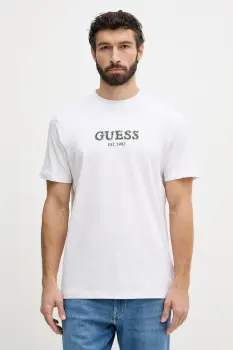 Guess tricou basic barbatesc din bumbac imagine
