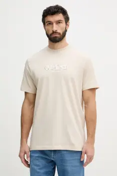 Guess tricou basic barbatesc din bumbac imagine