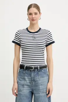 Guess tricou basic pentru femei, cu modal imagine