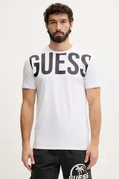 Guess tricou de barbati din bumbac imagine