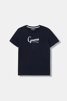 Guess tricou de bumbac pentru copii imagine