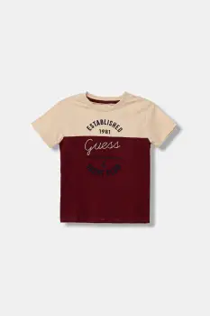 Guess tricou de bumbac pentru copii imagine