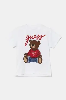 Guess tricou de bumbac pentru copii imagine
