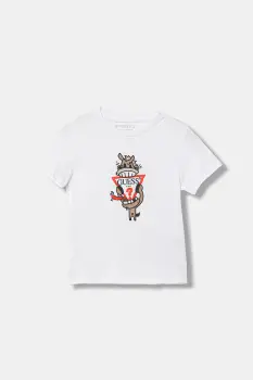Guess tricou de bumbac pentru copii imagine