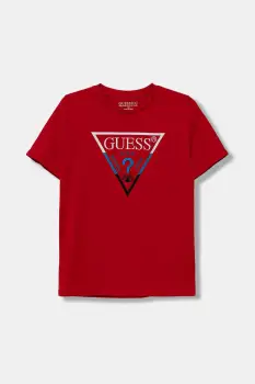 Guess tricou de bumbac pentru copii imagine