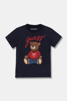 Guess tricou de bumbac pentru copii imagine