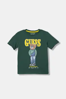 Guess tricou de bumbac pentru copii imagine