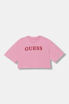 Guess tricou de bumbac pentru copii imagine