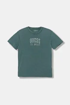 Guess tricou de bumbac pentru copii imagine