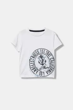 Guess tricou de bumbac pentru copii imagine