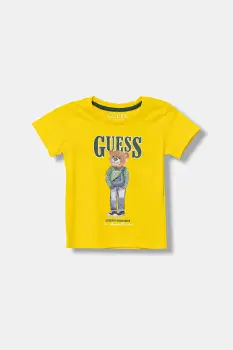 Guess tricou de bumbac pentru copii imagine