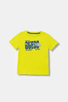 Guess tricou de bumbac pentru copii imagine