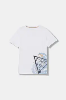 Guess tricou de bumbac pentru copii imagine