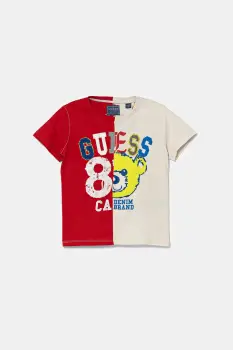 Guess tricou de bumbac pentru copii imagine