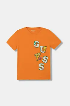 Guess tricou de bumbac pentru copii imagine