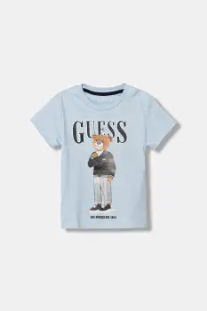 Guess tricou de bumbac pentru copii imagine