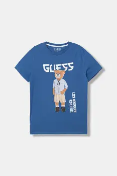Guess tricou de bumbac pentru copii imagine