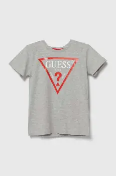 Guess Tricou de bumbac pentru copii imagine