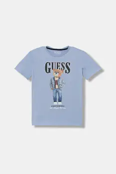 Guess tricou de bumbac pentru copii imagine