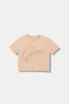 Guess tricou de bumbac pentru copii imagine