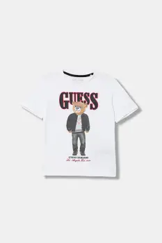 Guess tricou de bumbac pentru copii imagine