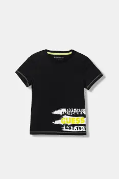 Guess tricou de bumbac pentru copii imagine