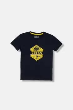 Guess tricou de bumbac pentru copii imagine