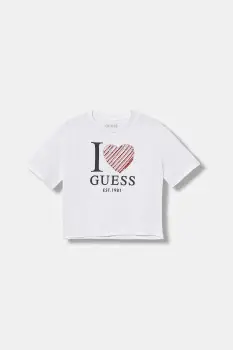 Guess tricou de bumbac pentru copii imagine
