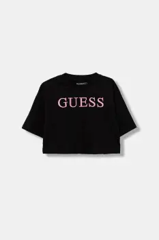 Guess tricou de bumbac pentru copii imagine