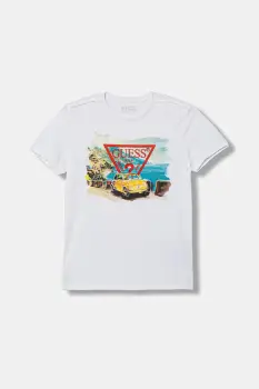 Guess tricou de bumbac pentru copii imagine