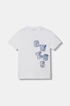 Guess tricou de bumbac pentru copii imagine