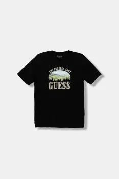 Guess tricou de bumbac pentru copii imagine