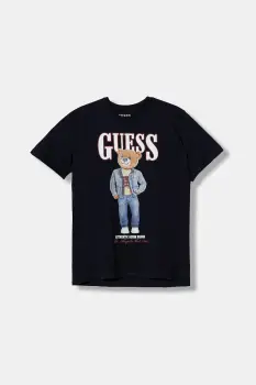 Guess tricou de bumbac pentru copii imagine