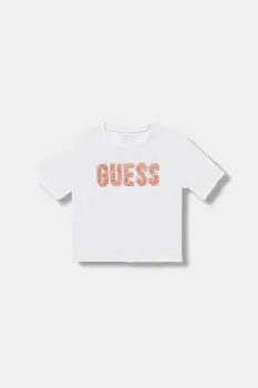 Guess tricou de bumbac pentru copii imagine
