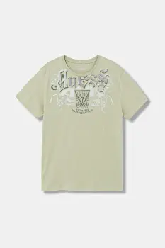 Guess tricou de bumbac pentru copii imagine