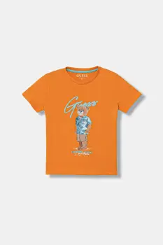 Guess tricou de bumbac pentru copii imagine