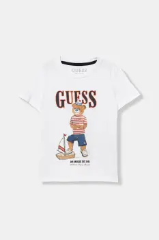 Guess tricou de bumbac pentru copii imagine