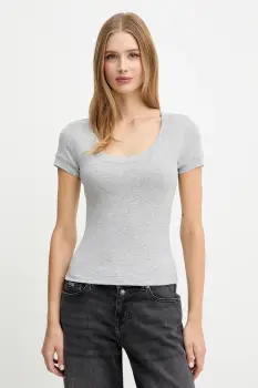 Guess tricou din amestec de matase TINA imagine