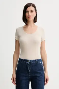 Guess tricou din amestec de matase TINA imagine