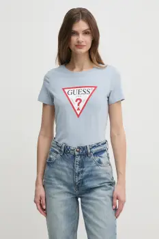 Guess tricou din bumbac imagine