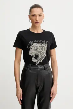 Guess tricou din bumbac imagine