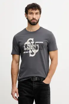 Guess tricou din bumbac imagine