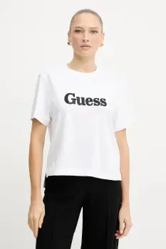 Guess tricou din bumbac imagine