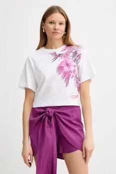 Guess tricou din bumbac imagine