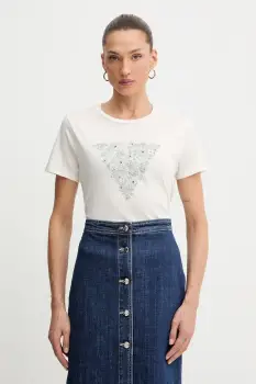 Guess tricou din bumbac imagine