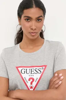 Guess tricou din bumbac imagine