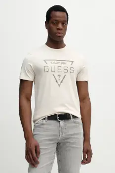 Guess tricou din bumbac imagine
