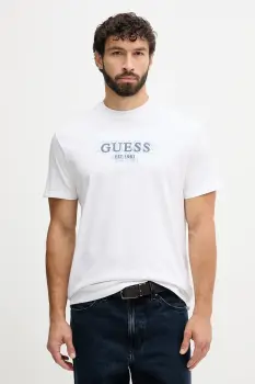 Guess tricou din bumbac imagine